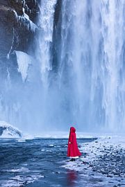 Bij de grote waterval