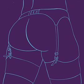 Big & Beautiful Booty (mooie grote billen) van Studio Fantasia