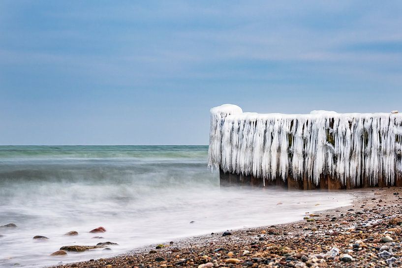 Winter at the coast of the Baltic Sea near Kühlungsborn by Rico Ködder
