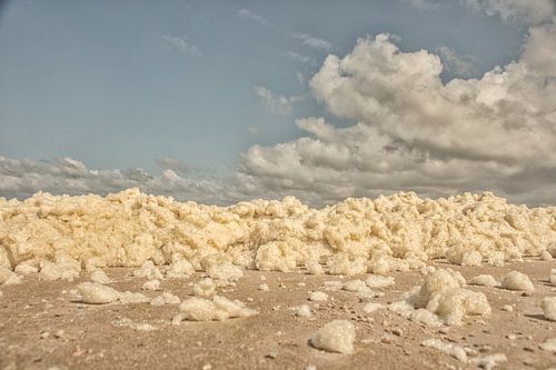 schuimkoppen in de wolken