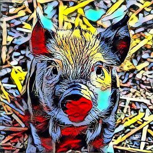 Color Kick Animal - Piglet
