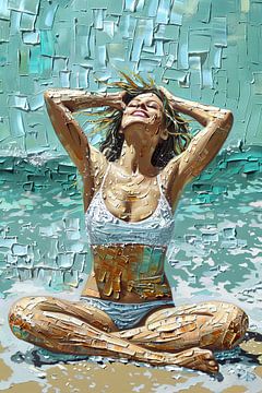 Female abstract by Egon Zitter