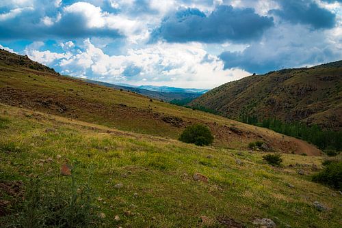 Vergezicht in de bergen
