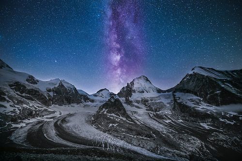 Milky Way over Pointe de Zinal