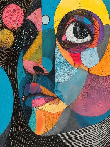 Face Of A Woman Style Abstract