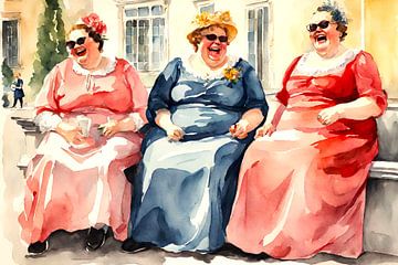 3 cosy ladies in Vienna by De gezellige Dames