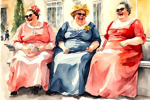 3 gezellige dames in Wenen