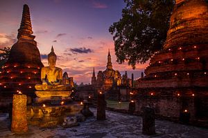 Sukhothai während Loy Krathong
