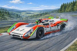Jo Siffert in the Porsche 908 by DeVerviersBelgium