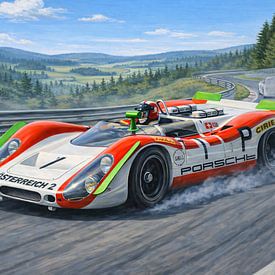 Jo Siffert im Porsche 908 von DeVerviersBelgium