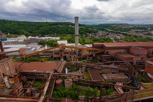Verlaten staalfabriek