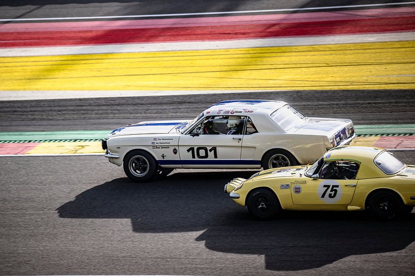 Ford Mustang 1965 Lotus Elan 26R 1964 by Jack Brekelmans