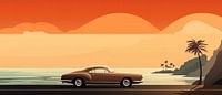 Golden hour on the Coastal Road by ByNoukk thumbnail