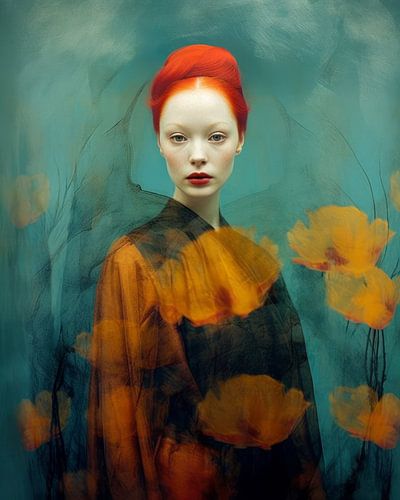 Kleurrijk, botanisch portret