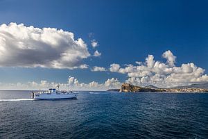 Fähre nach Procida, Golf von Neapel, Italien