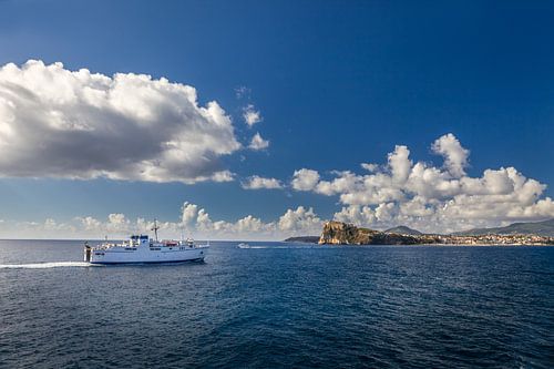 Veerboot naar Procida, Golf van Napels, Italië