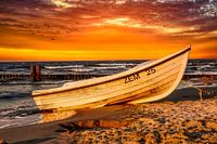 Soirée au bord de la mer Baltique