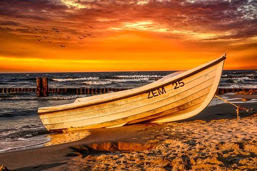 Avond aan de Oostzee