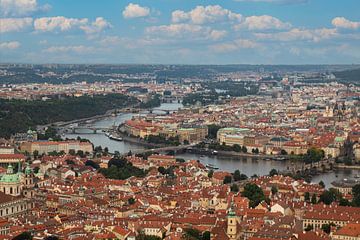 Uitzicht Praag van Nynke Altenburg