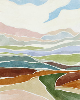 Warm and cool landscape