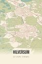 Vintage landkaart van Hilversum (Noord-Holland) van MijnStadsPoster thumbnail