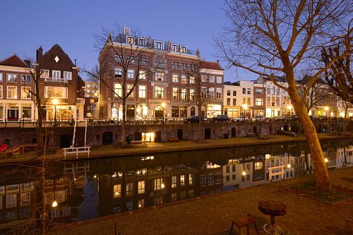 Oudegracht à Utrecht entre Geertebrug et Vollersbrug