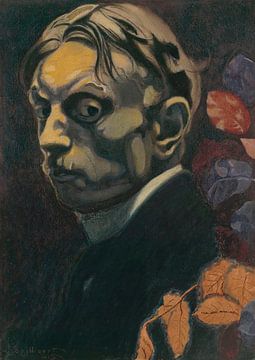 Léon Spilliaert - Zelfportret (1915) van Peter Balan