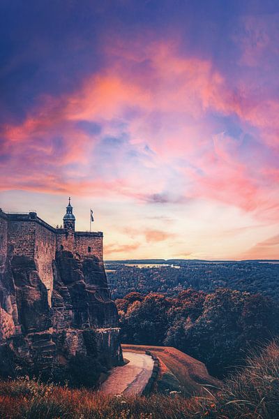 Landschappen van Königstein Bad Schandau van Jakob Baranowski - Photography - Video - Photoshop