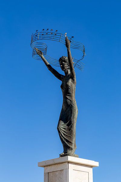 Statue "Ode an die Musik" in Andalusien 3/5, Spanien von Adelheid Smitt