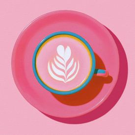 Pink Coffee von Marja van den Hurk
