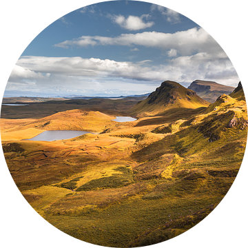 Rots van Quiraing, schiereiland Trotternish, eiland Skye