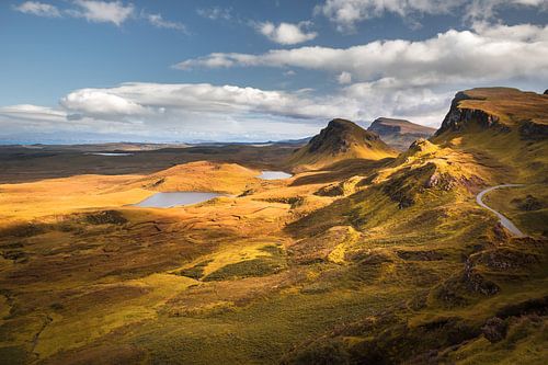 Rots van Quiraing, schiereiland Trotternish, eiland Skye