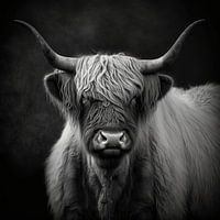 Hooglanders Zwart Wit