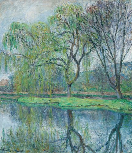 De grote bomen aan het meer (Giverny), Blanche Hoschedé-Monet