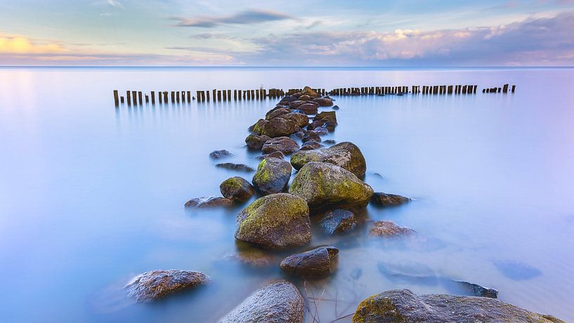 Breakwater near Enkhuizen, North-Holland by Adelheid Smitt