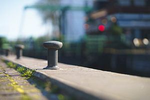 Industrieller Poller am Kai – Modernes, schickes urbanes Design