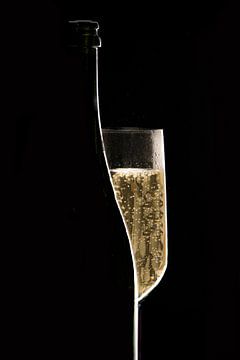 Champagne met fles modern van SO fotografie