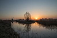 Zonsopkomst bij de Noordermolen