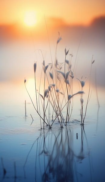 Erholung am See von fernlichtsicht