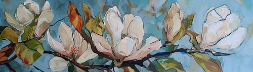 Magnolia Bloemen | Zachte Bloemen in de Tuin van Bloemen Studio