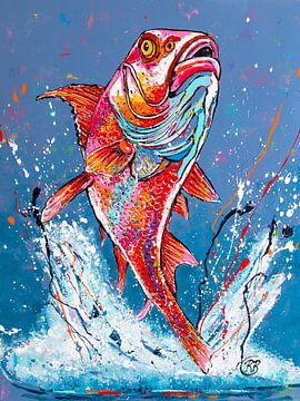 Red Snapper dance by Happy Paintings