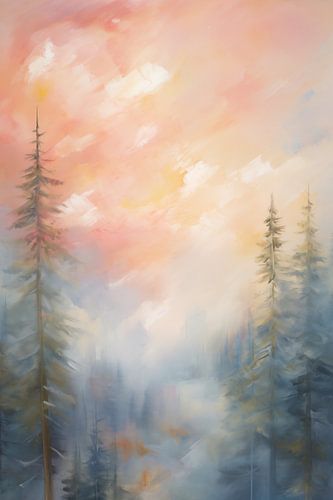 Dreamy Finnish forest