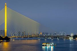 Evening gold over Bangkok