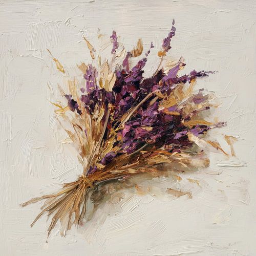 Gedroogd lavendel bosje