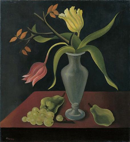 Heinrich Hoerle - Tulpenstilleven