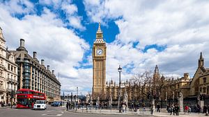 Parlamentsplatz Big Ben und Westminster Palace von Evert Jan Luchies