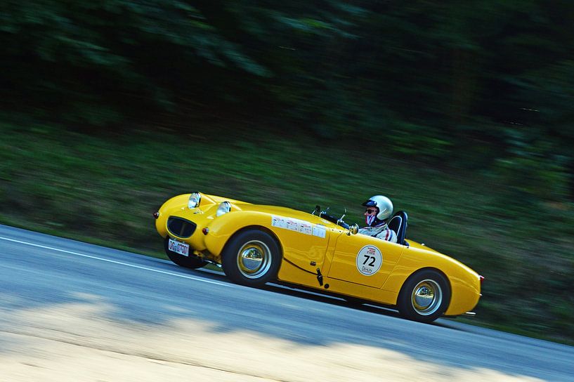 Austin Healey Sprite MK1 am Berg - Eggberg Klassik 2019 von Ingo Laue