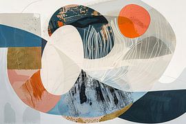 Abstract Geometric Painting by Poster Art Shop