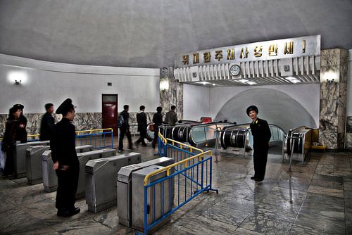 Ingang metro Pyongyang