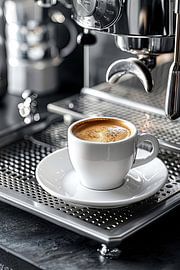 drink a cup of coffee or cappuccino